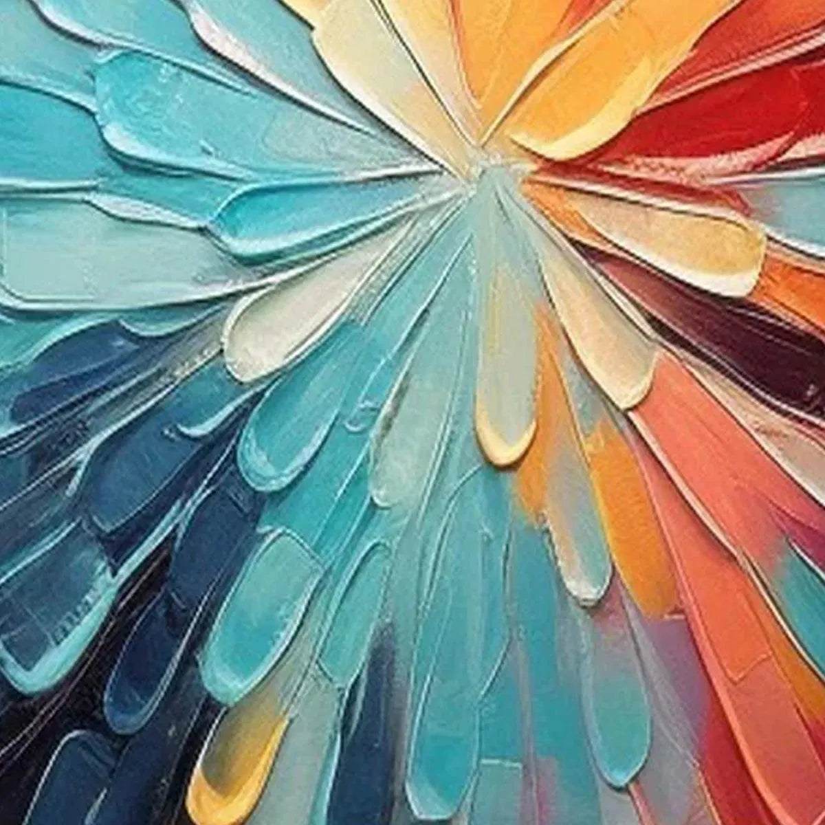 COLORFUL RADIANCE: Abstract Painting in Vibrant Colors - Image 3