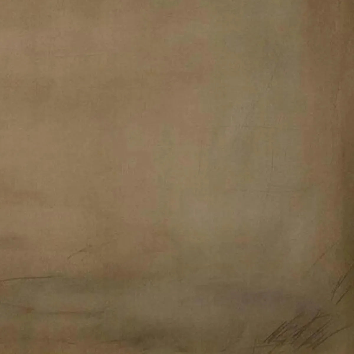 EARTHY MINIMALIST LANDSCAPE: Minimalist Abstract Painting in Brown - Image 3