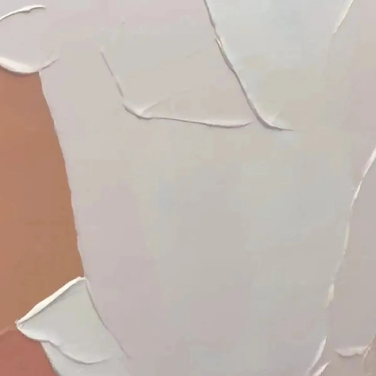 NUDE ABSTRACT: Textured Abstract Painting in Neutral Tones - Image 3