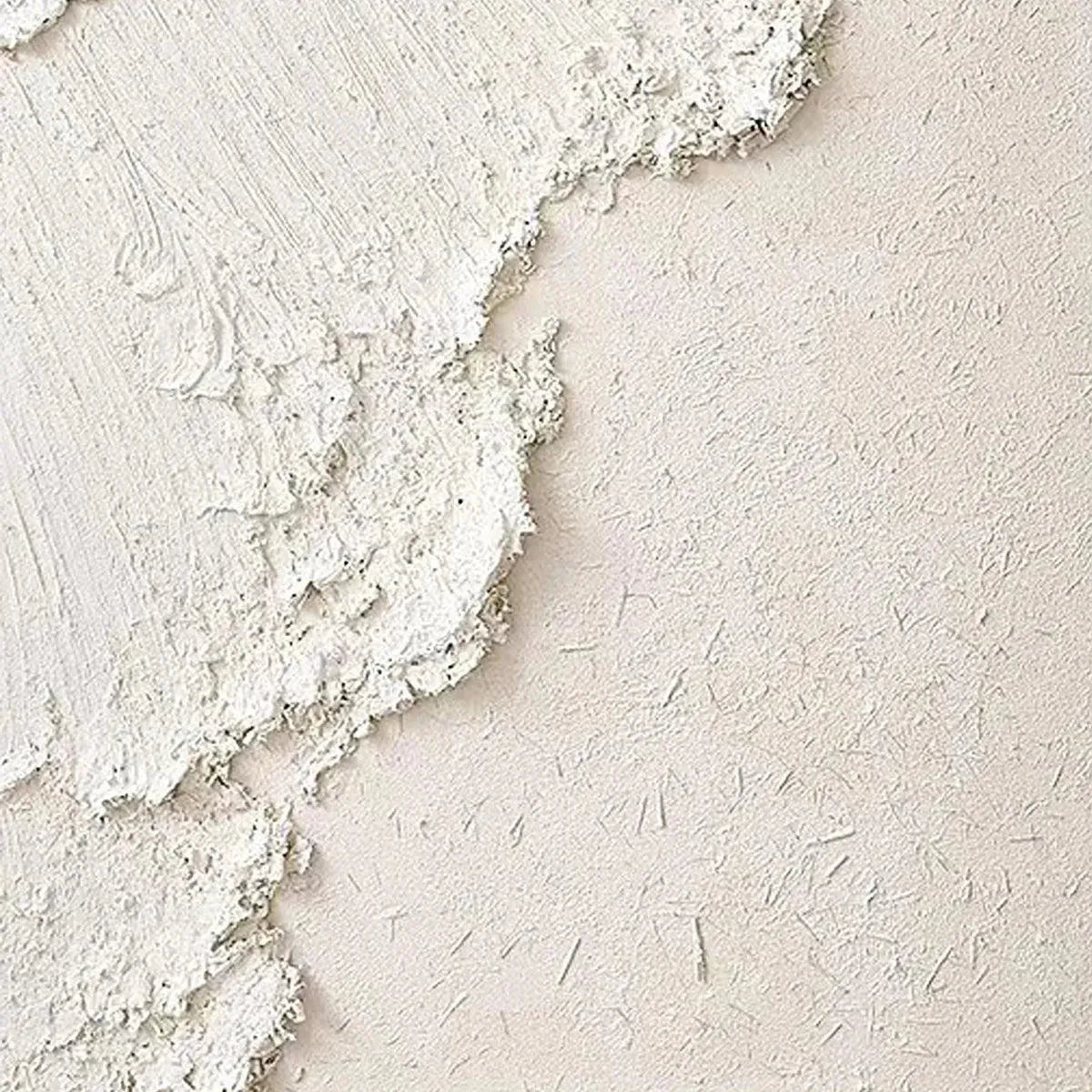 WHITE CREST: Textured White Abstract Seascape Impasto Painting - Image 3