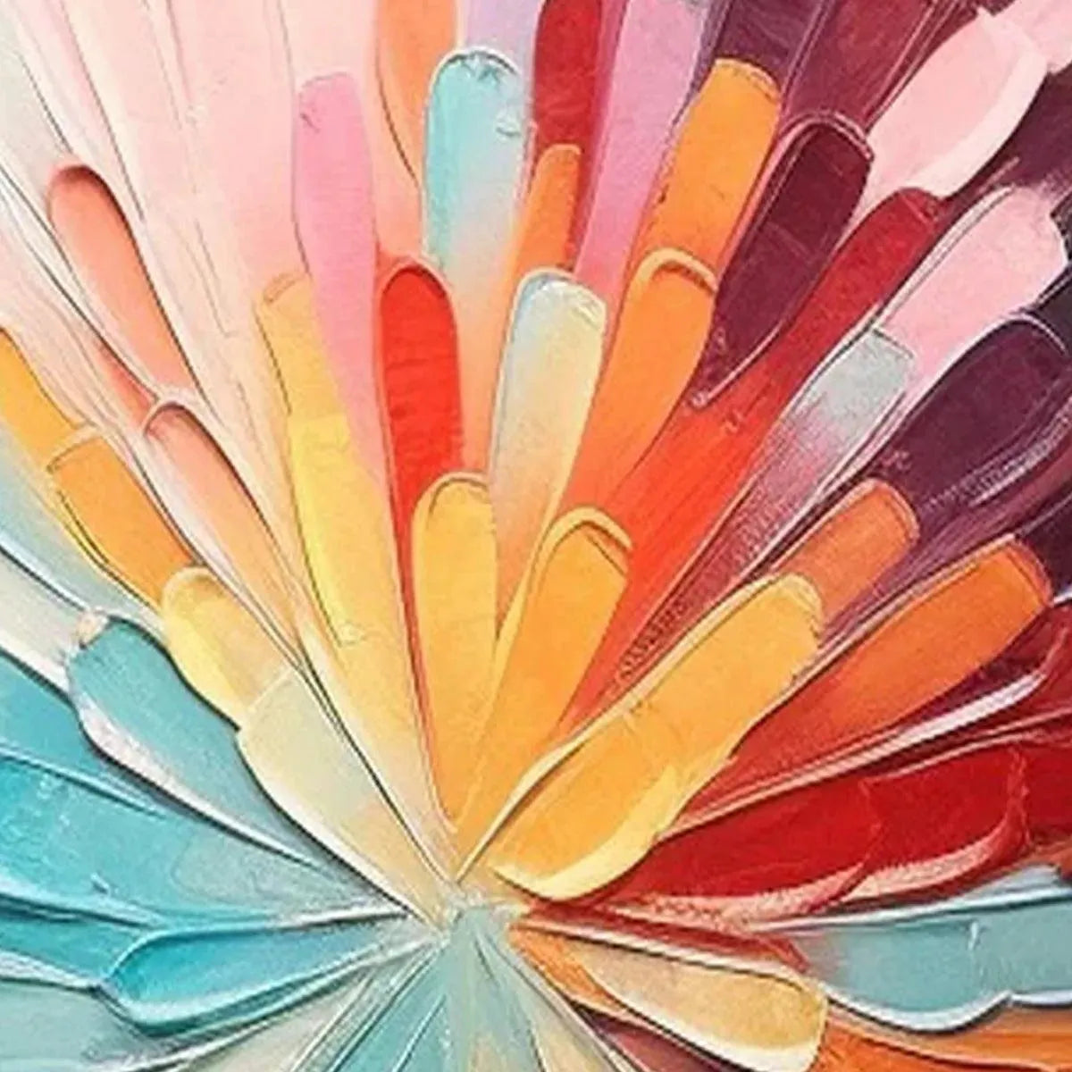 COLORFUL RADIANCE: Abstract Painting in Vibrant Colors - Image 6
