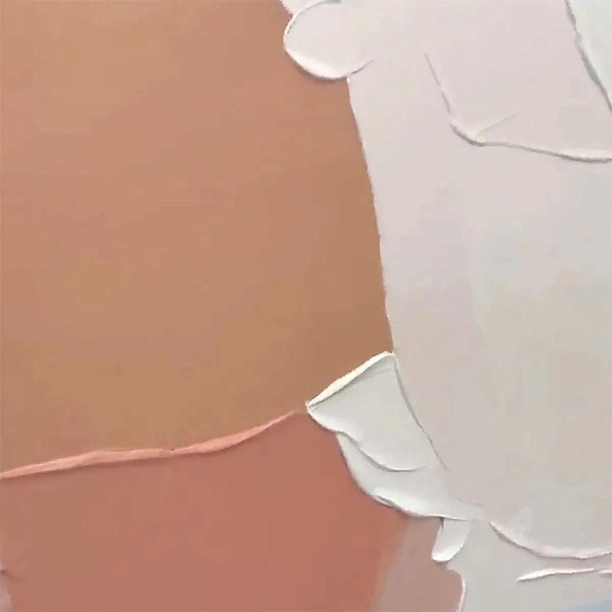 NUDE ABSTRACT: Textured Abstract Painting in Neutral Tones - Image 7