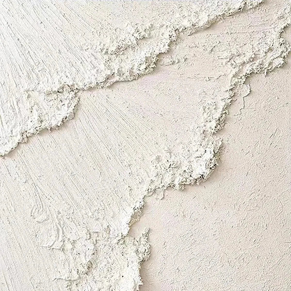 WHITE CREST: Textured White Abstract Seascape Impasto Painting - Image 5