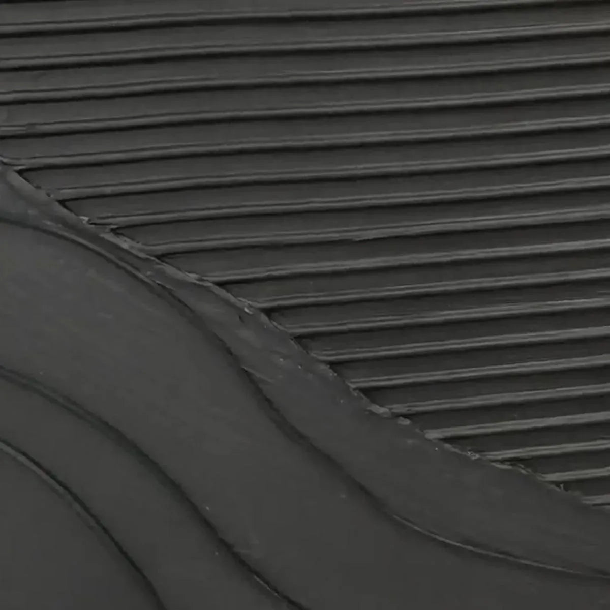 BLACK TEXTURE: Minimalist Textured Painting in Black - Image 5