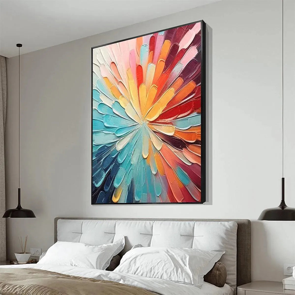COLORFUL RADIANCE: Abstract Painting in Vibrant Colors - Image 5