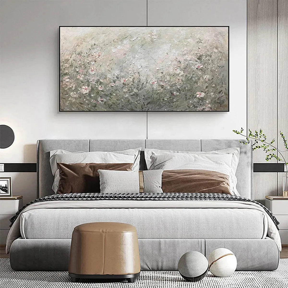 WHISPERING MEADOW: Impressionistic Wildflower Landscape Painting - Image 4