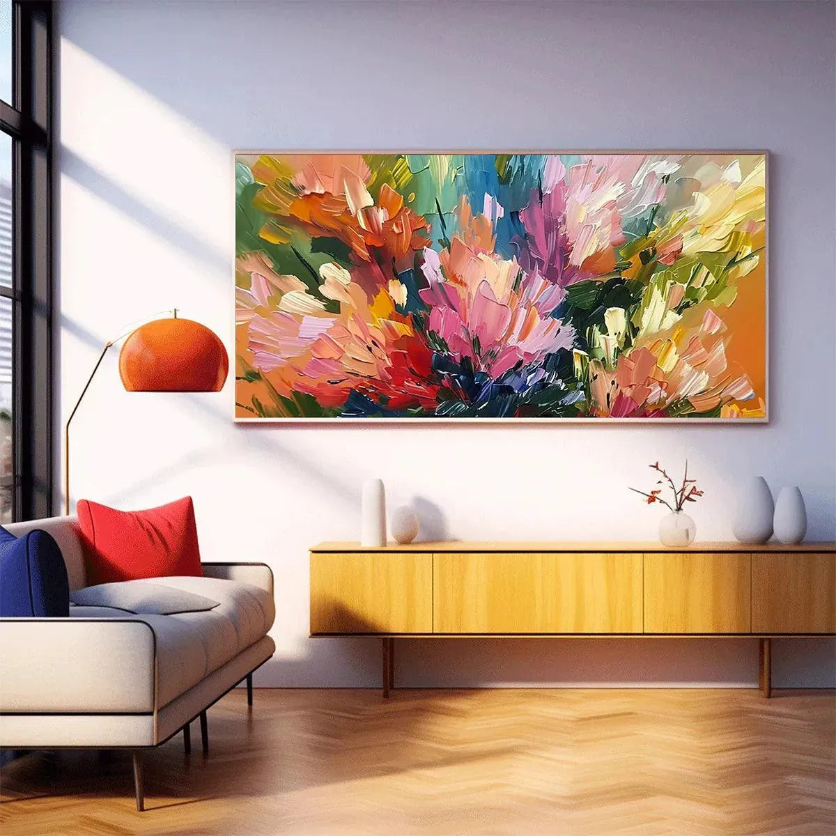 SUMMER BOUQUET: Impressionistic Floral Painting in Vibrant Colors - Image 7