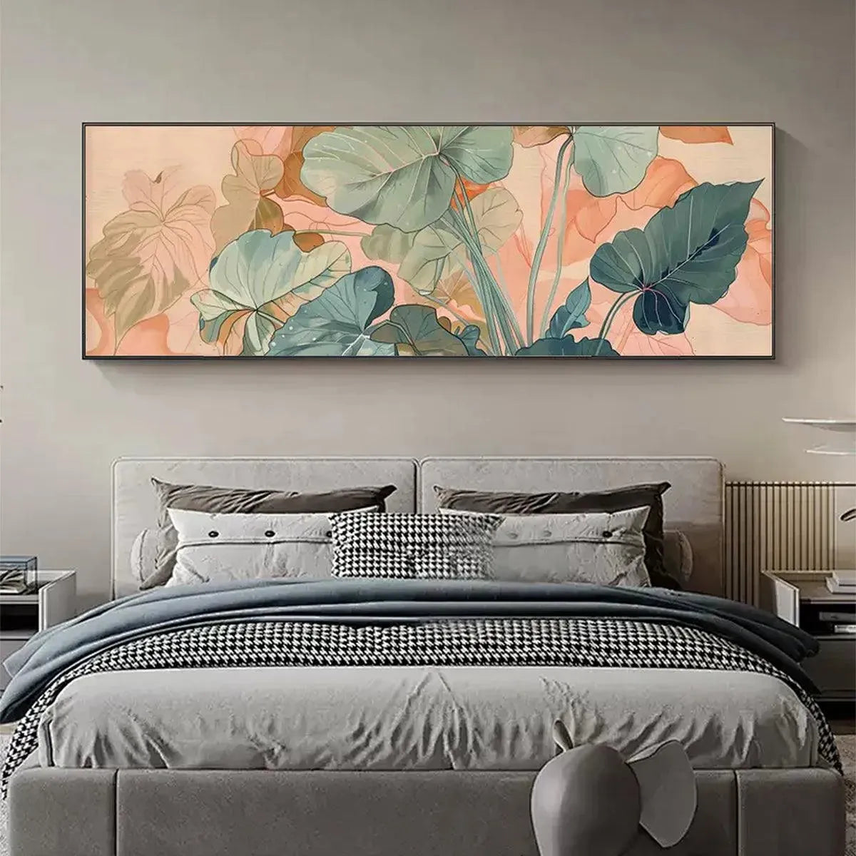 TROPICAL LEAF PANORAMIC: Botanical Painting, Panoramic Wall Art - Image 6