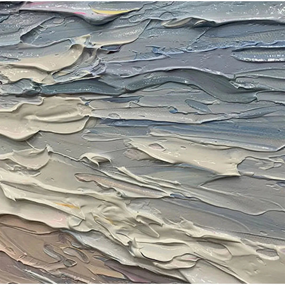 SERENE SEASCAPE: Vertical Ocean Painting - Image 3