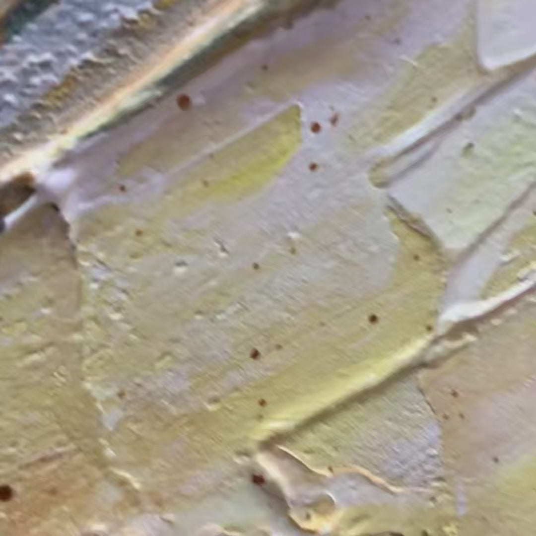 GOLDEN ASCENSION: Textured Gold Wings Oil Painting on Black Canvas - Image 3