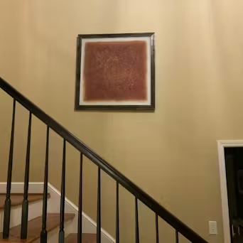 UMBRA: Textured Abstract Square Brown Oil Painting photo review