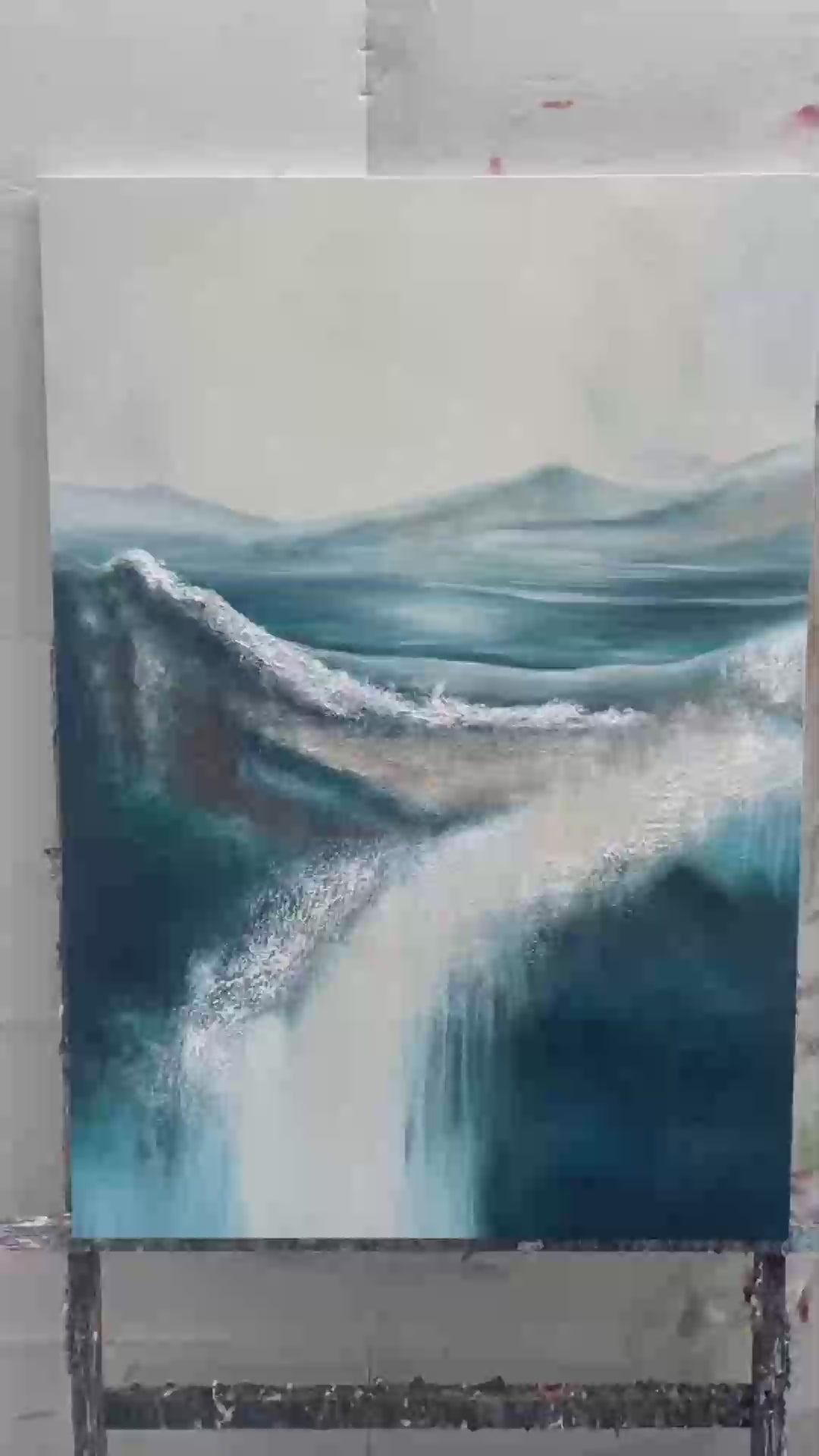 HIGHLAND MIST: Atmospheric Landscape Oil Painting - Image 3