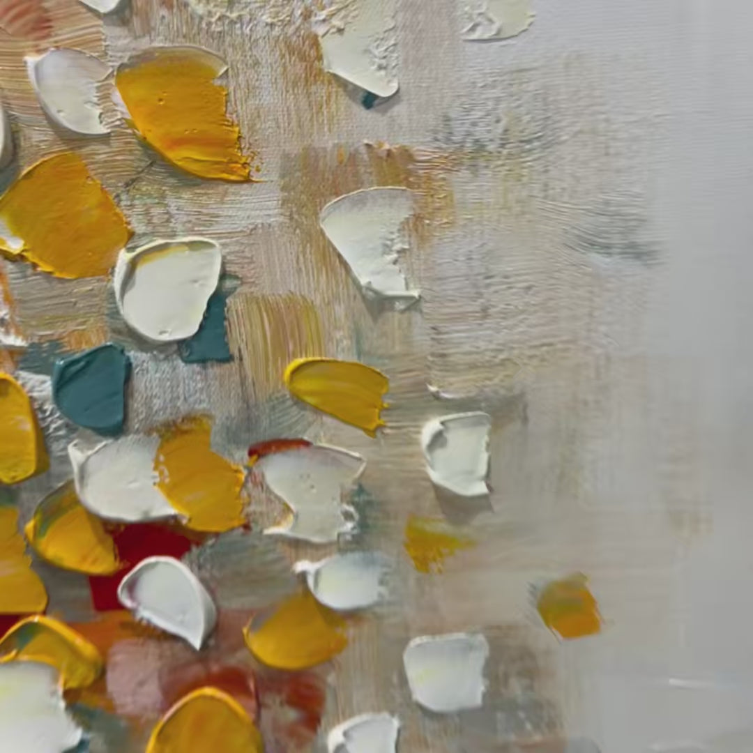 WHIMSICAL WONDER: Textured Panoramic Oil Painting - Image 3