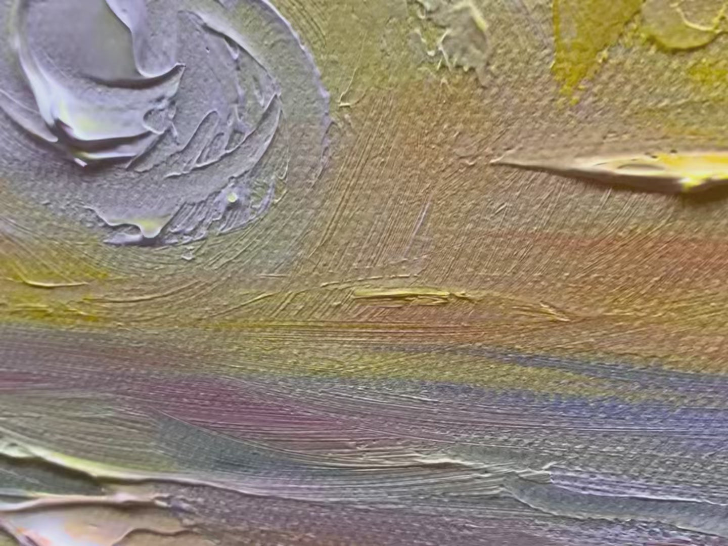 GOLDEN HORIZON: Panoramic Coastal Sunset Oil Painting - Image 3