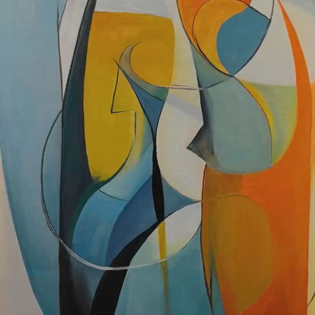 CONVERGENCE: Colorful Modern Abstract Figurative Art - Image 3