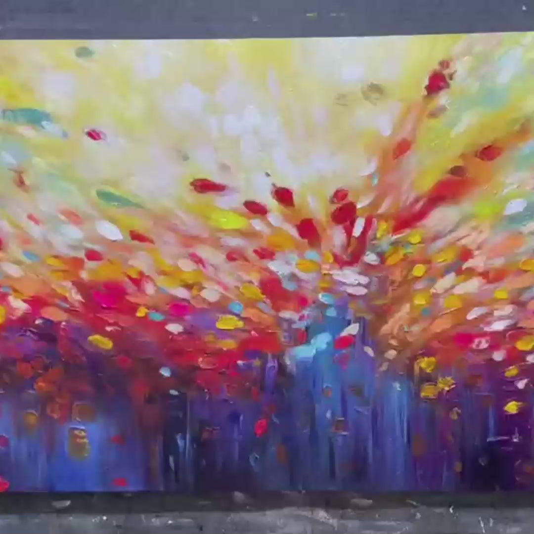 RADIANT DAWN: Abstract Oil Painting - Image 3