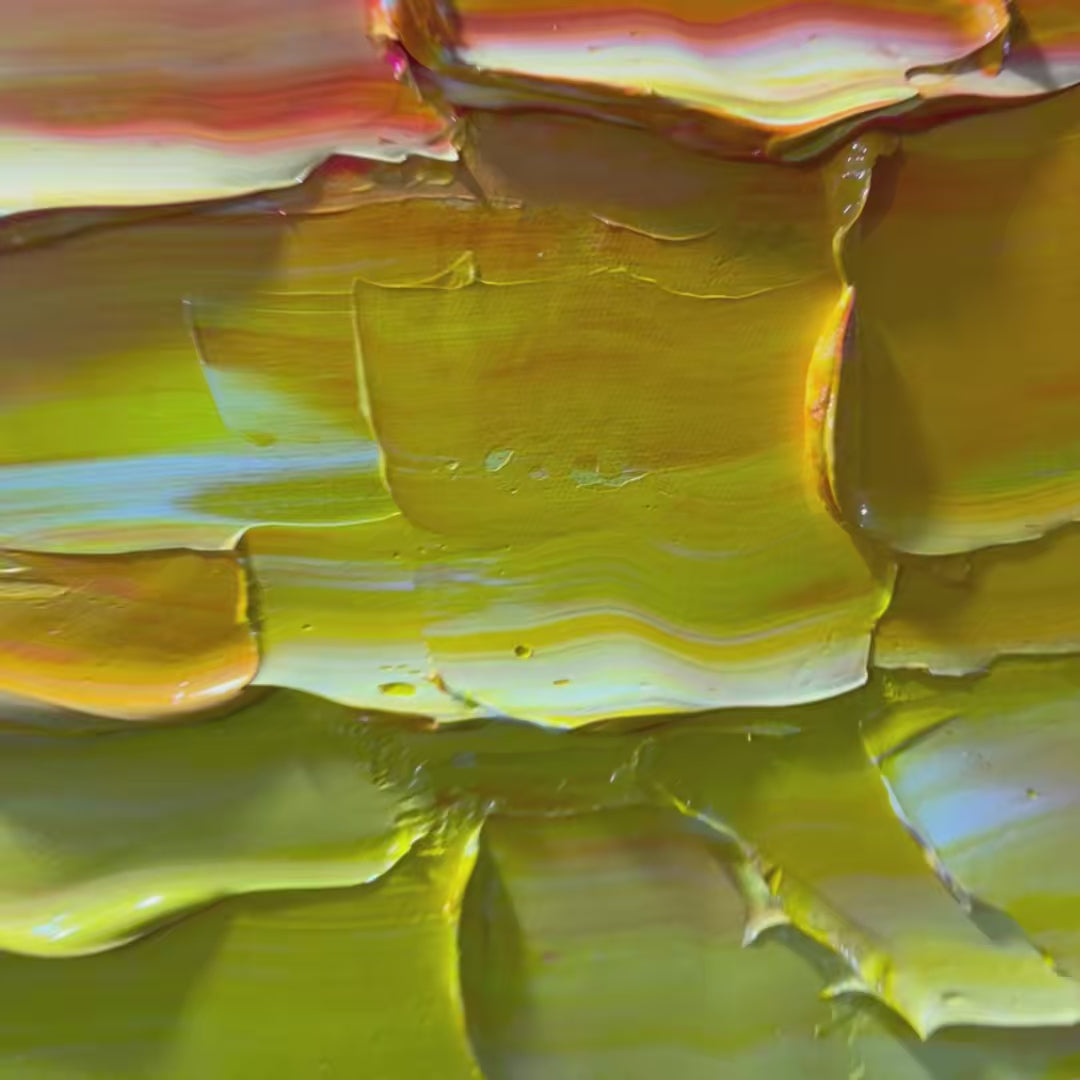 CHROMA FLOW: Textured Abstract Impasto Oil Painting - Image 3