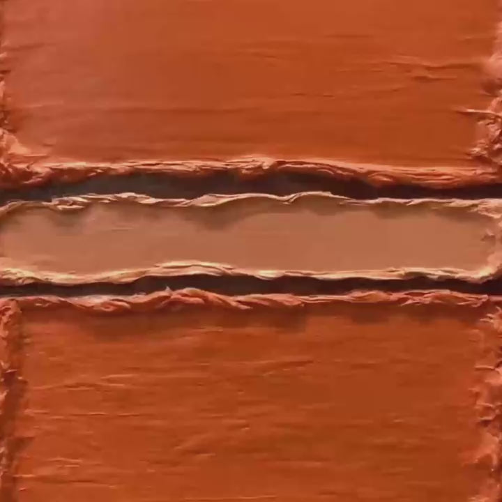 CLAY COURT Textured Minimalist Tennis Match Oil Painting - Image 3