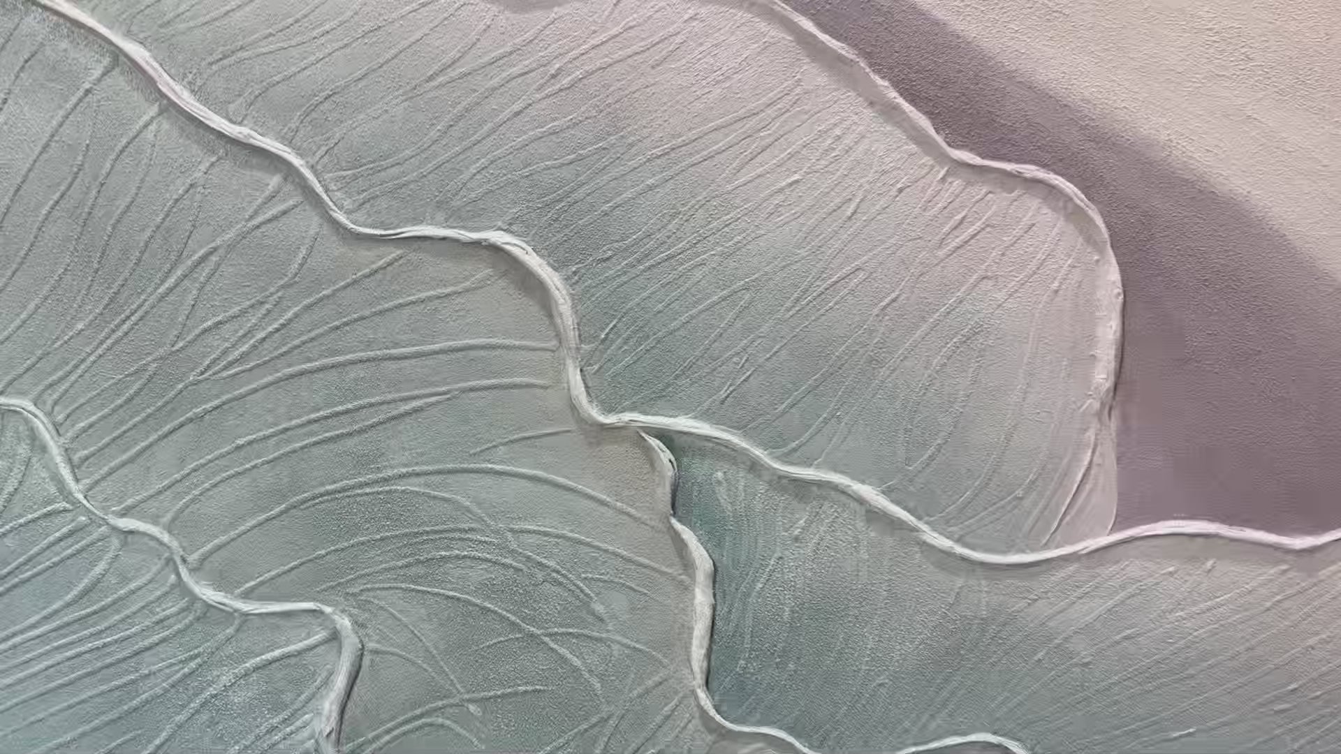 EMERALD WAVES: Textured Abstract Seascape Painting in Teal - Image 4