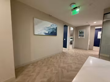 OCEAN WHISPERS: Textured Seascape Painting, Ocean Waves, Blue and White, Living Room, Bedroom photo review