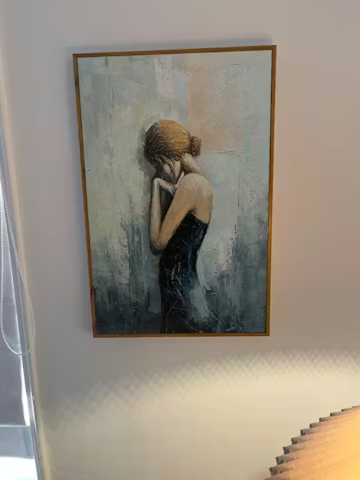 INNER REFLECTIONS: Textured Portrait Oil Painting photo review