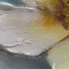 GOLDEN BLOSSOM DRIFT: Floral Painting with Gold Accents