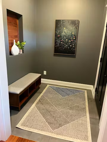 MEADOW'S EMBRACE: Moody Floral Botanical Painting, Vertical Wall Art photo review