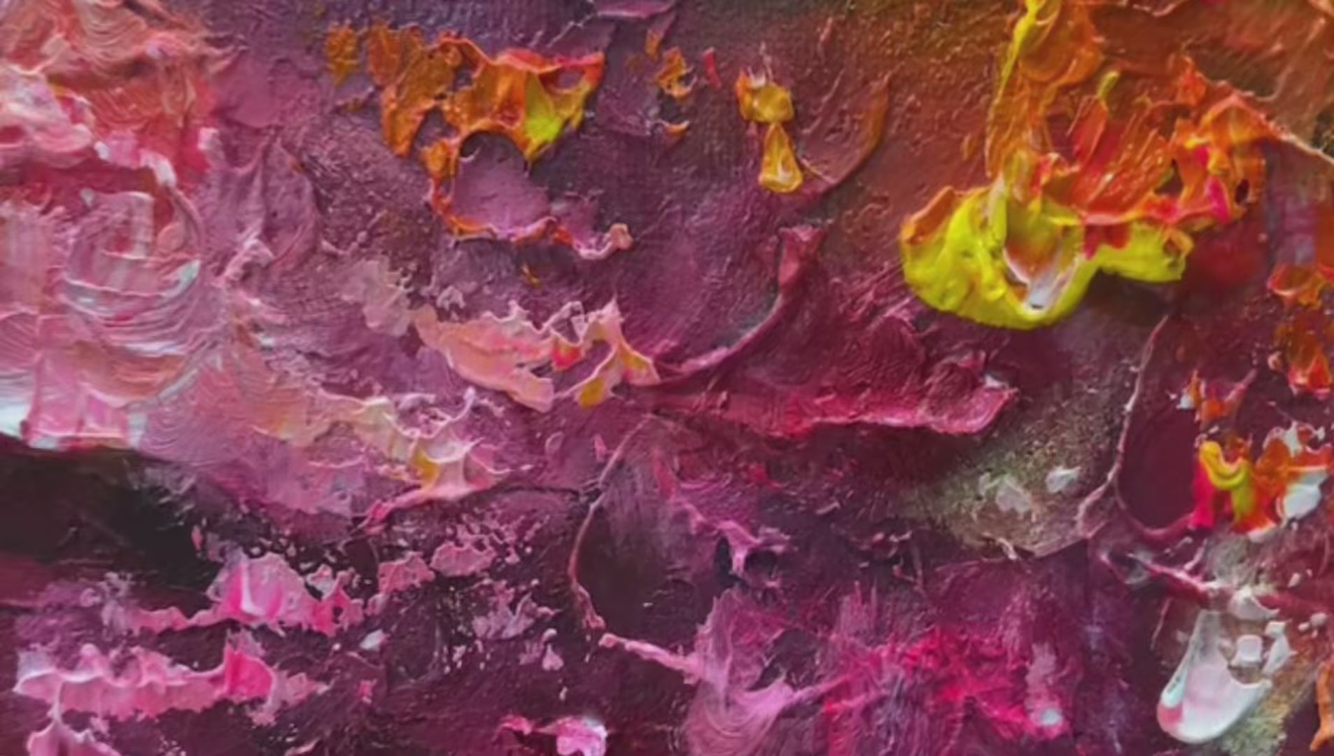MONARCH'S REPOSE: Orange and Purple Butterfly with Floral Impasto Oil Painting - Image 4
