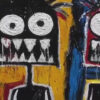 DUALITY: Vibrant Abstract Portrait Oil Painting of Two Figures