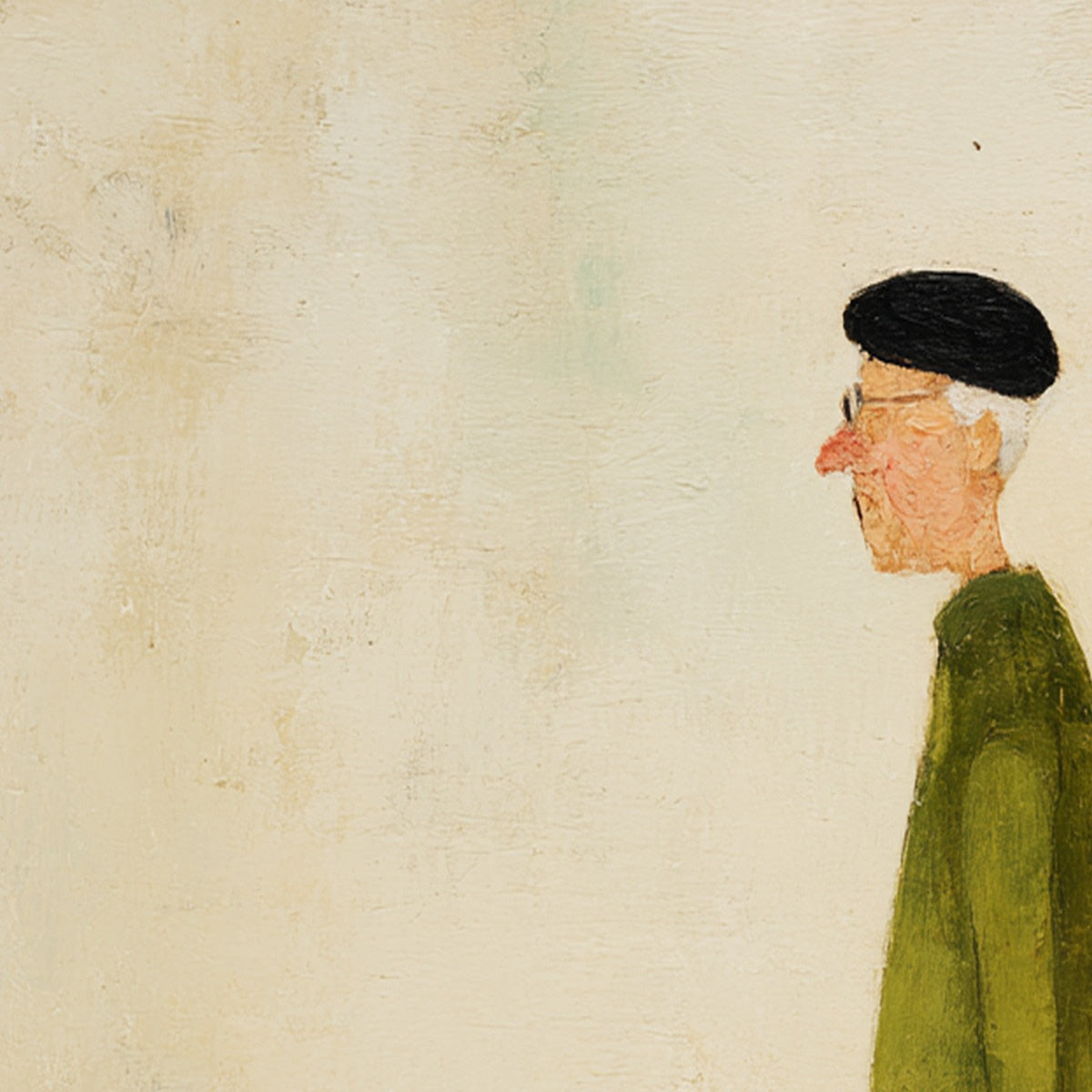 A LIFETIME'S WALK: Charming Figurative Art of an Elderly Couple and Their Dog - Image 3