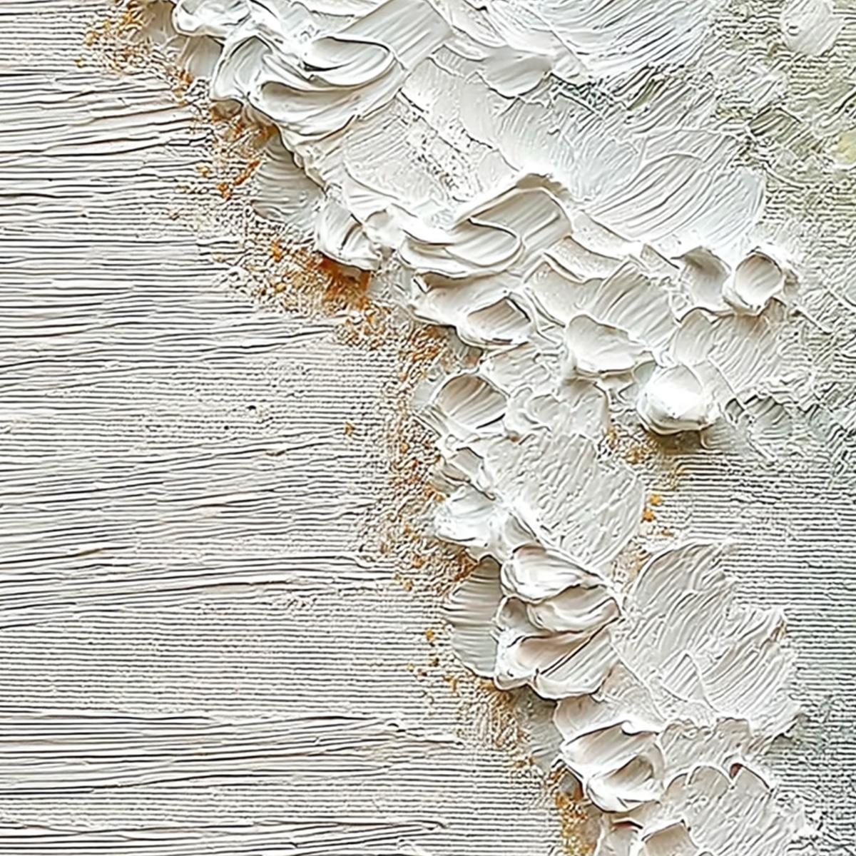 AEGEAN FOAM: Textured Wabi Sabi Abstract Ocean Art - Image 3