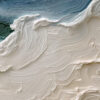 ATLANTIC SWELL: Heavily Textured Abstract Seascape Painting for Coastal Decor