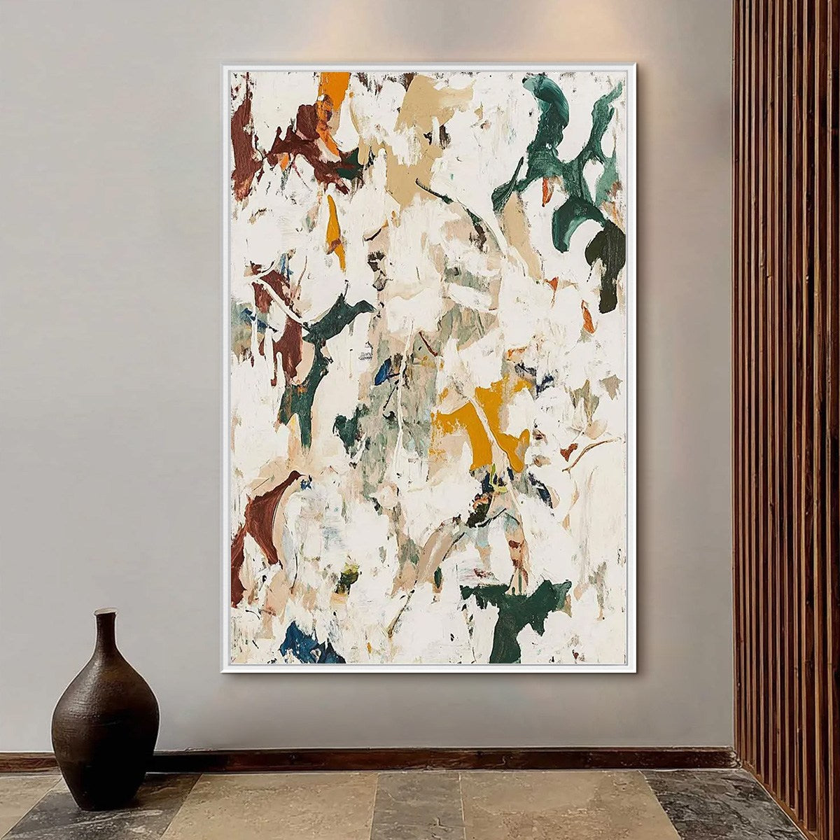 AUTUMN WHISPERS: Textured Abstract Impasto Oil Painting - Image 5