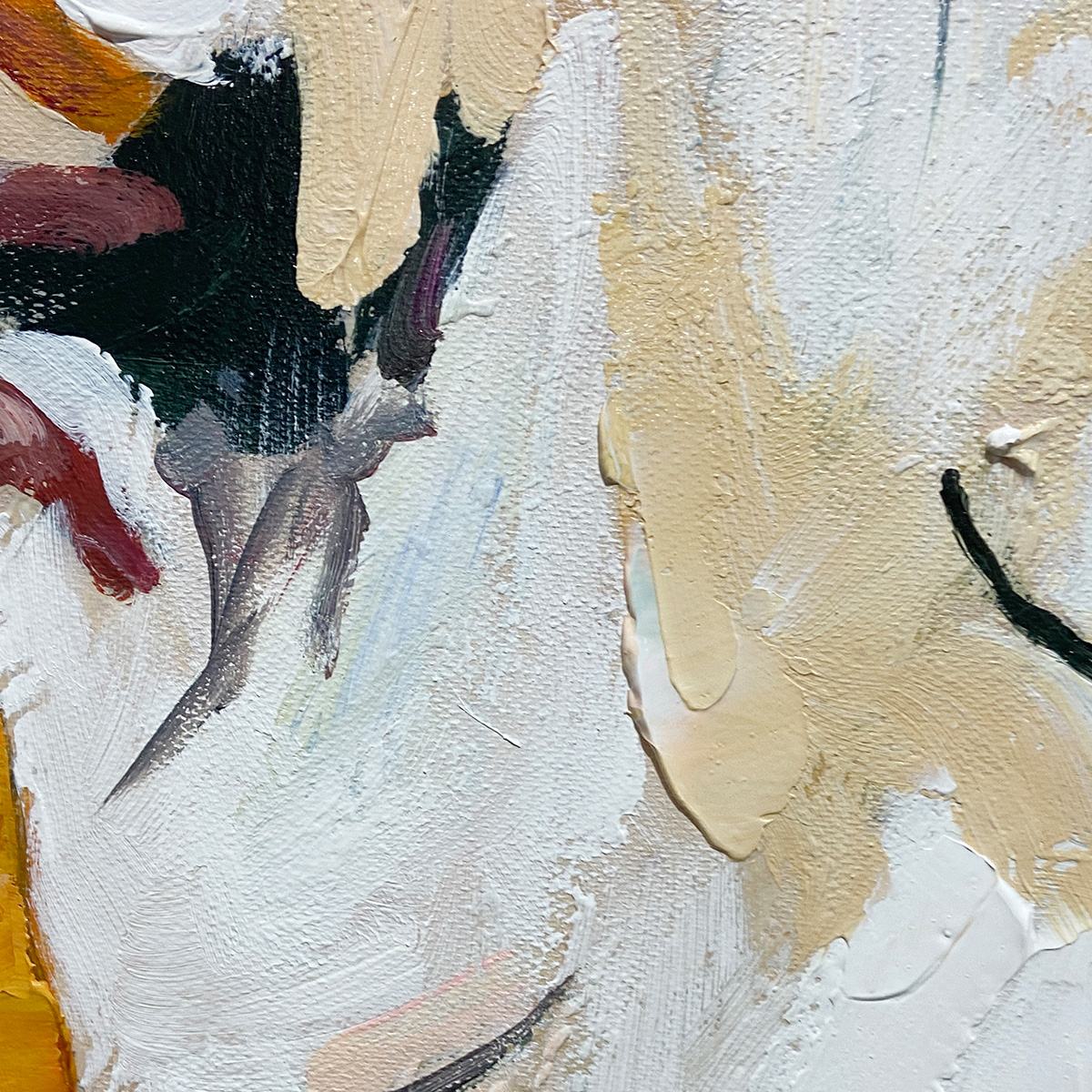 AUTUMN WHISPERS: Textured Abstract Impasto Oil Painting - Image 6