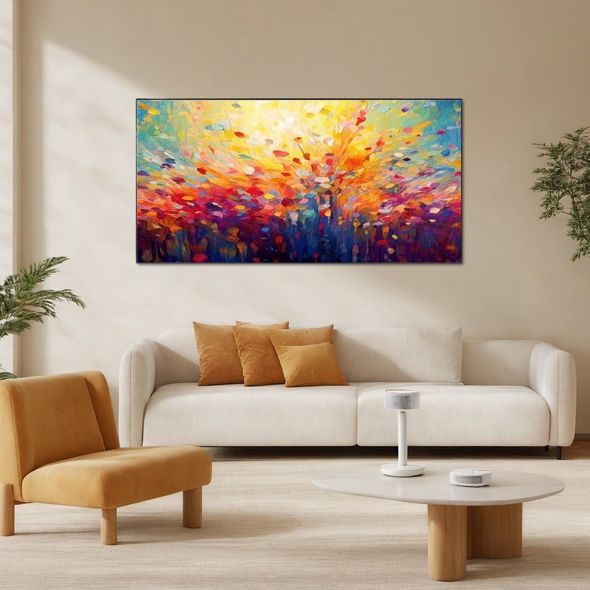 RADIANT DAWN: Abstract Oil Painting - Image 2