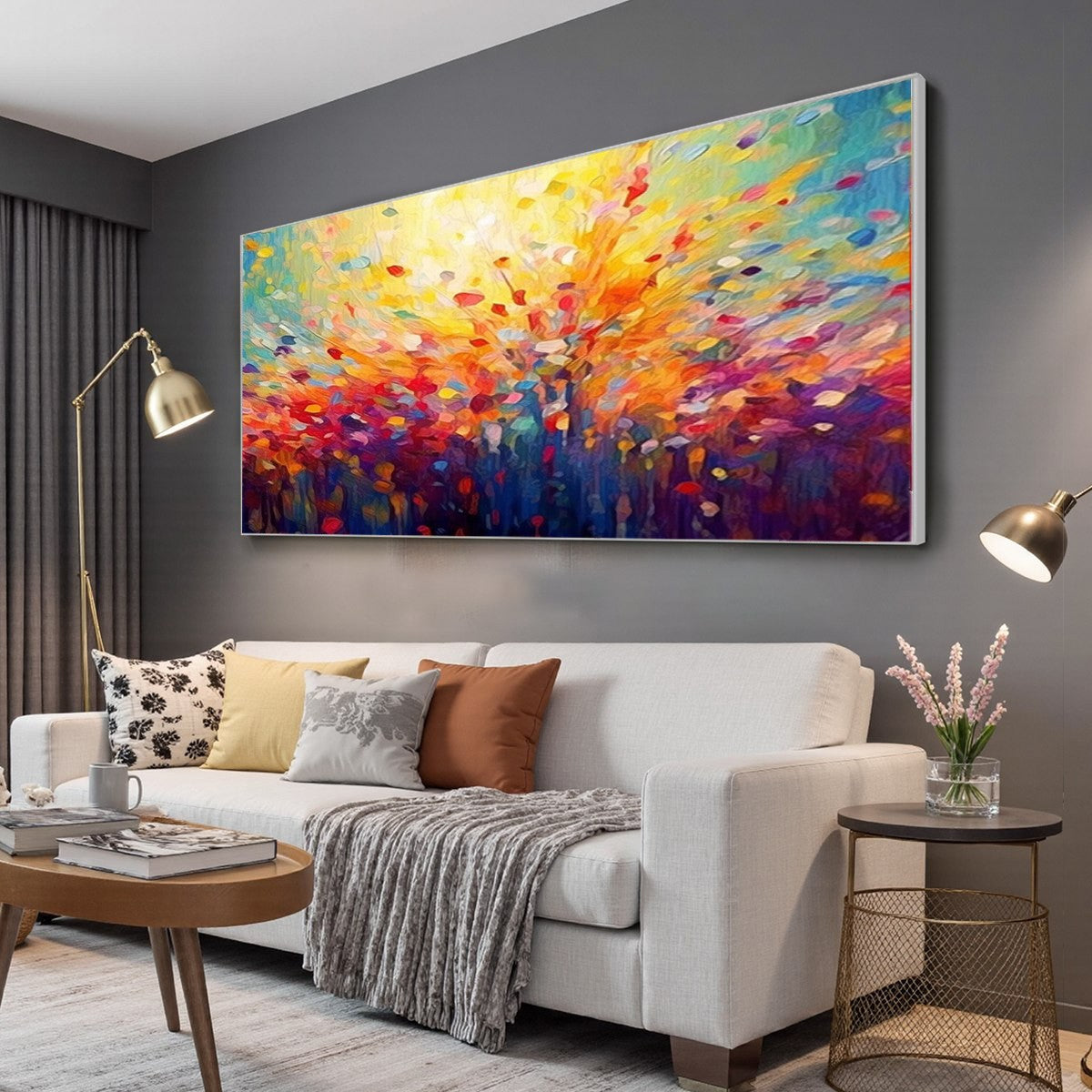 RADIANT DAWN: Abstract Oil Painting - Image 5
