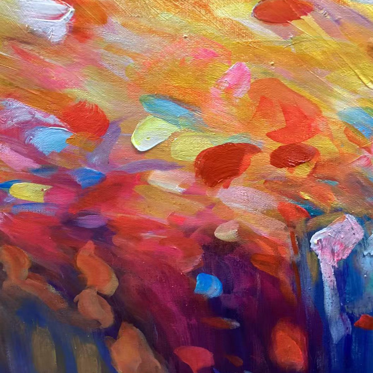 RADIANT DAWN: Abstract Oil Painting - Image 3