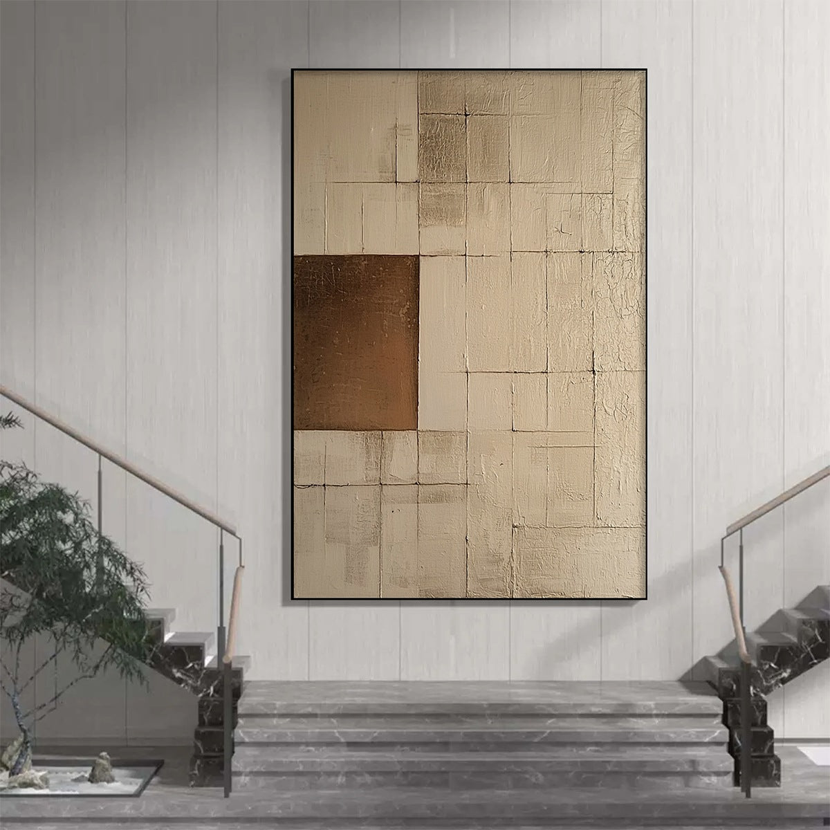 BALANCE: Minimalist Abstract Oil Painting - Image 4