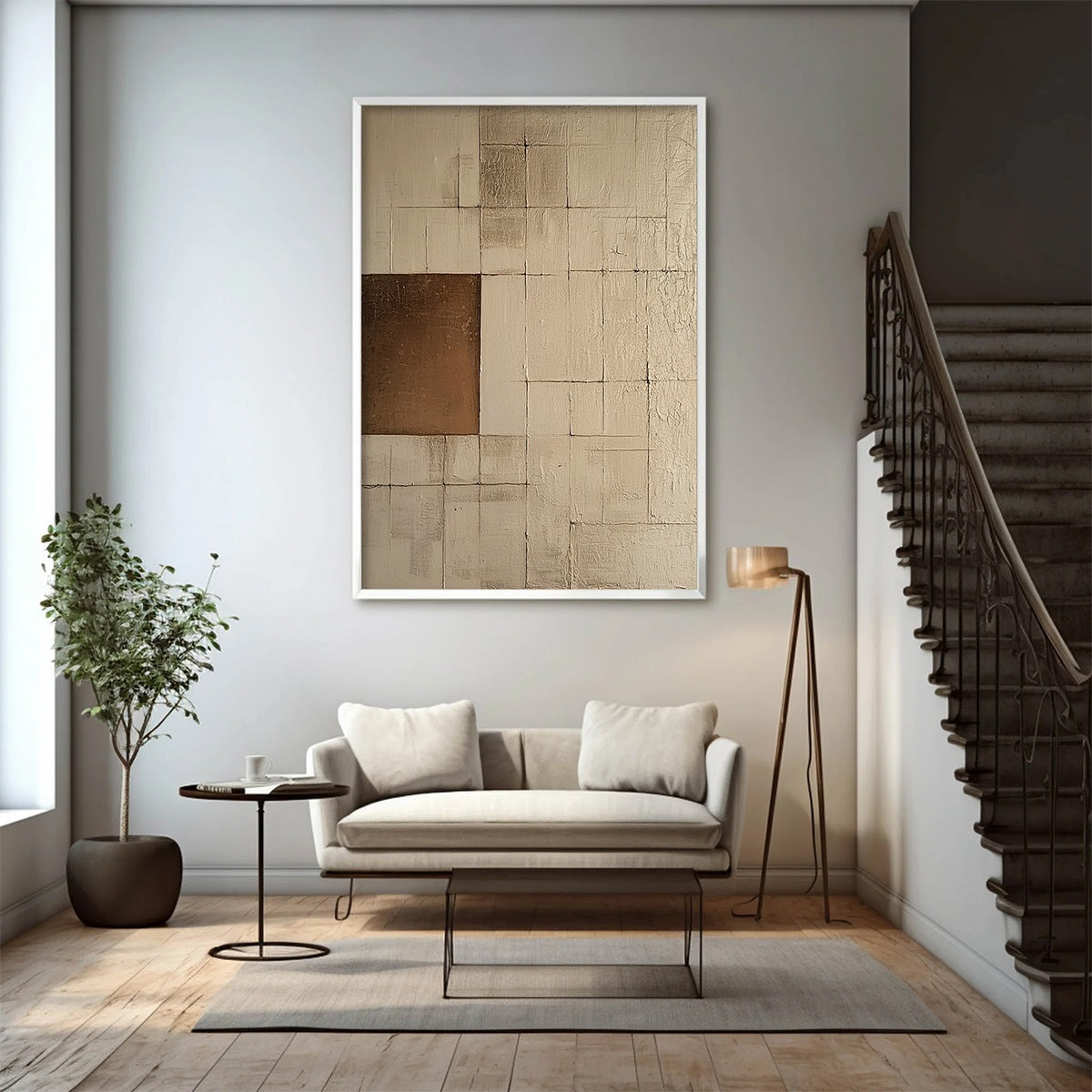 BALANCE: Minimalist Abstract Oil Painting - Image 5
