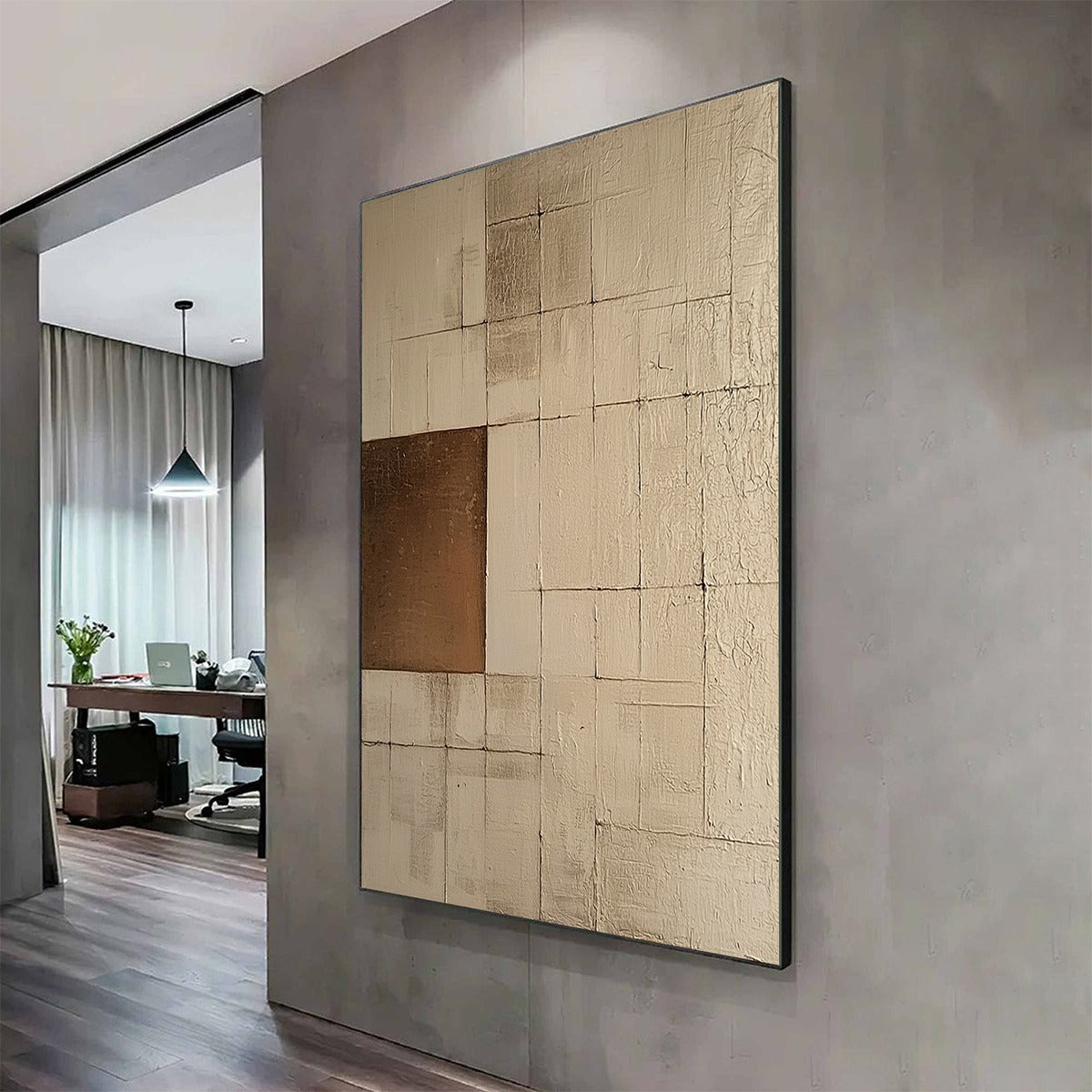 BALANCE: Minimalist Abstract Oil Painting - Image 3