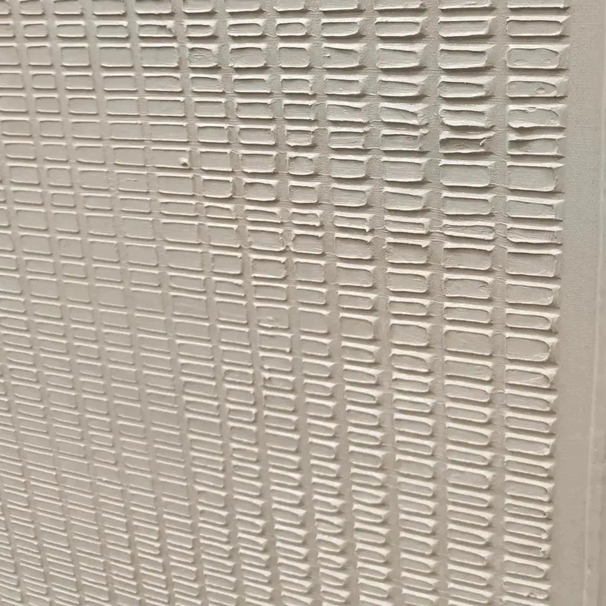 BEIGE TEXTURE DIPTYCH: Textured Abstract Painting in Beige - Image 3