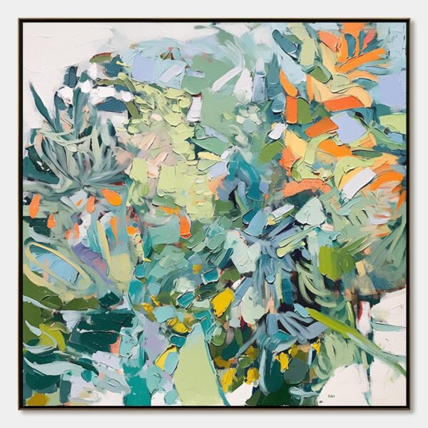 BOTANICAL RHAPSODY: Abstract Impressionist Floral Painting