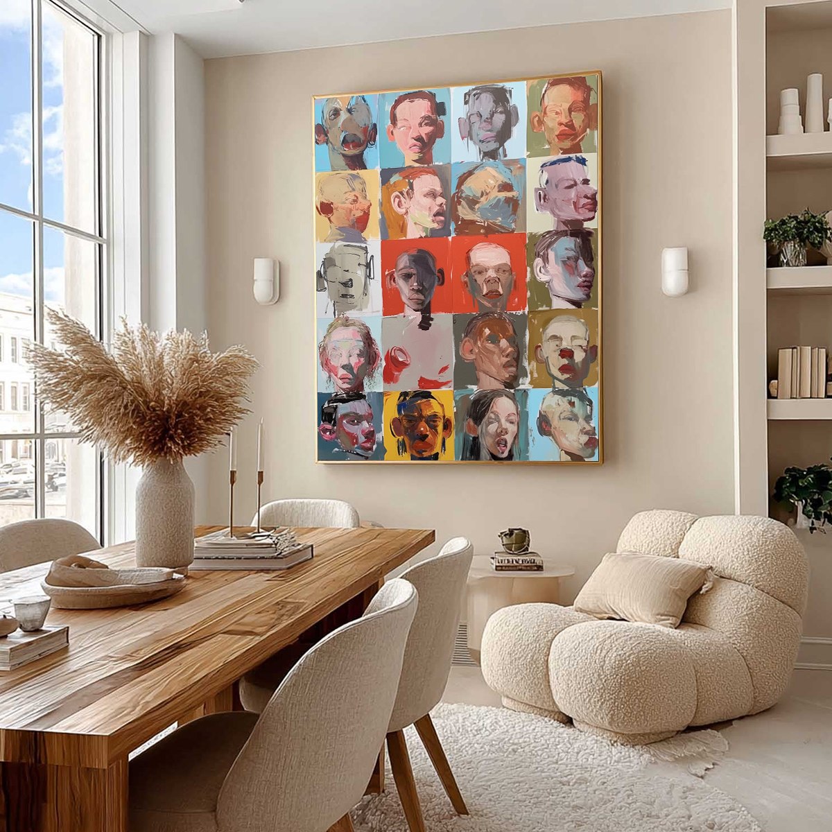CHORUS OF FACES: Expressive, Textured Portrait Series - Image 3