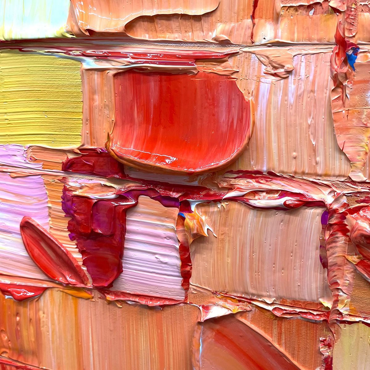 CHROMA FLOW: Textured Abstract Impasto Oil Painting - Image 3