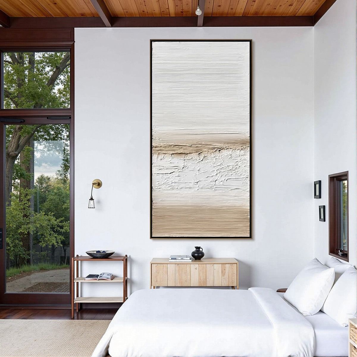 COASTAL CALM: Textured Minimalist Wabi Sabi Landscape - Image 5
