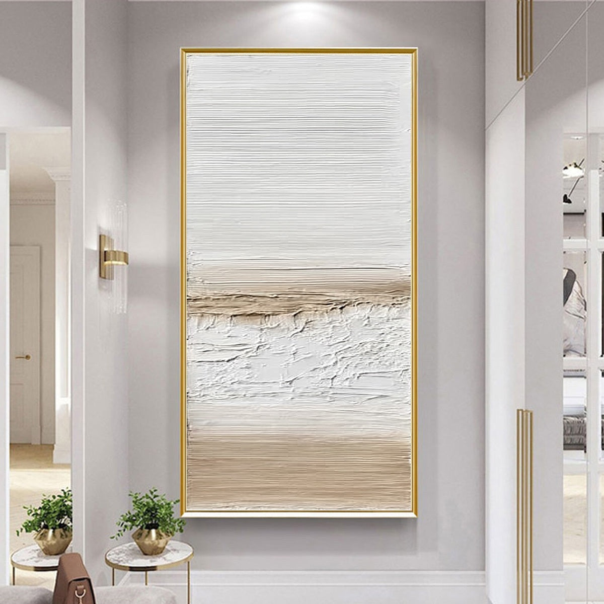 COASTAL CALM: Textured Minimalist Wabi Sabi Landscape - Image 3