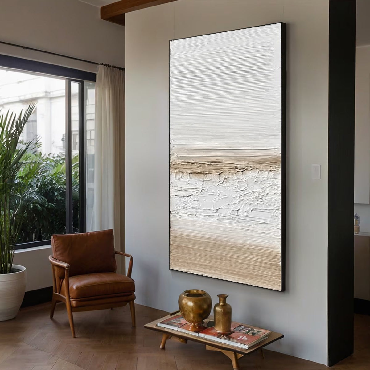 COASTAL CALM: Textured Minimalist Wabi Sabi Landscape - Image 6