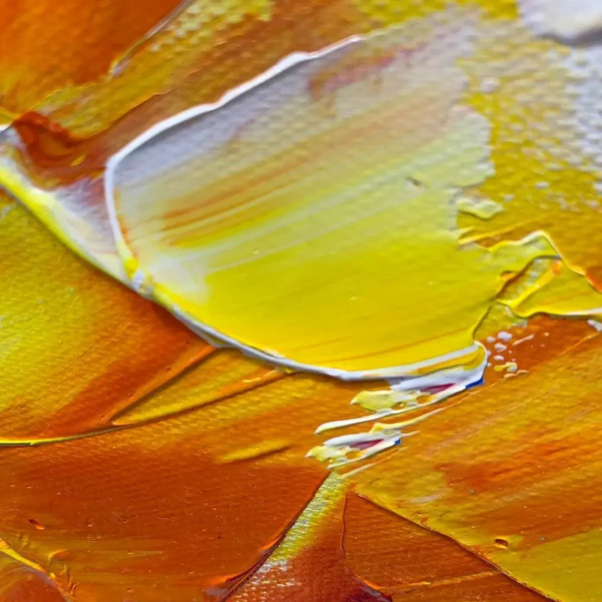 COLORFUL REFLECTIONS: Textured Abstract Landscape Painting - Image 3