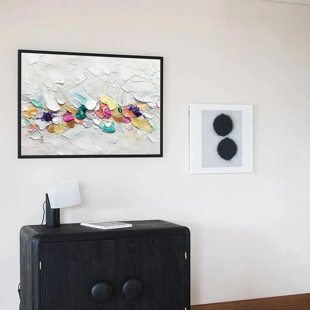 CONFETTI DREAM: Textured Abstract Painting in Pastel Rainbow - Image 6