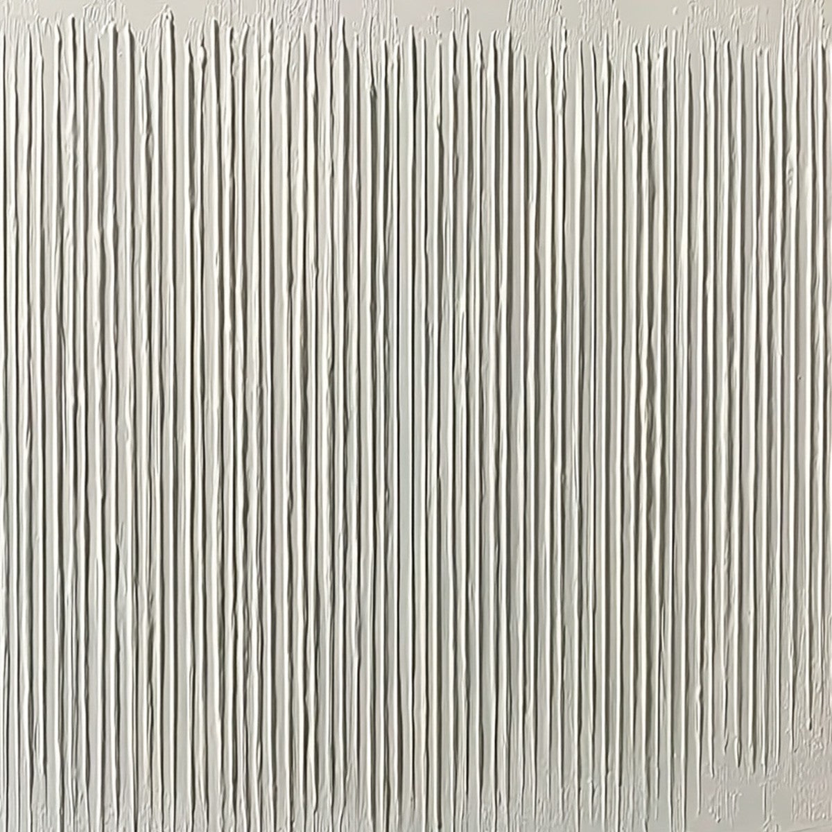 CONVERGENCE: Textured Minimalist Wabi Sabi Abstract Painting in White - Image 3